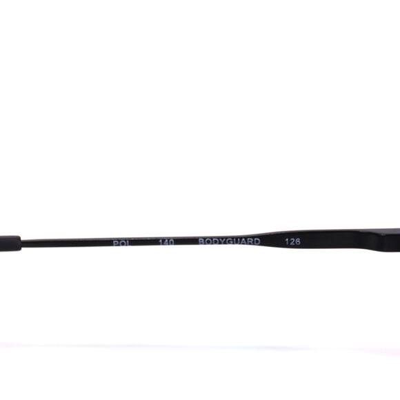 Quay Australia BODYGUARD Polarized Square Aviator Sunglasses - Black/Black - NWT - Picture 7 of 10